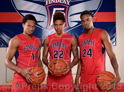 Thumbnail 1 in Findlay Prep (Preseason Top 10 Photo Shoot)  photogallery.