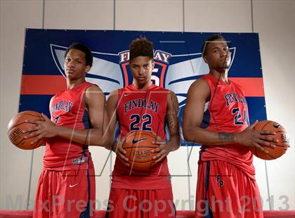 Thumbnail 1 in Findlay Prep (Preseason Top 10 Photo Shoot)  photogallery.