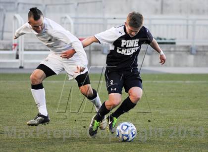 Thumbnail 3 in Pine Creek vs Rock Canyon (CHSAA 5A Final) photogallery.