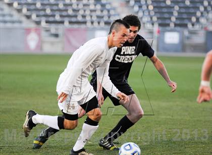 Thumbnail 2 in Pine Creek vs Rock Canyon (CHSAA 5A Final) photogallery.