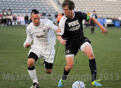 Thumbnail 1 in Pine Creek vs Rock Canyon (CHSAA 5A Final) photogallery.
