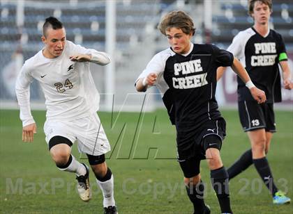 Thumbnail 2 in Pine Creek vs Rock Canyon (CHSAA 5A Final) photogallery.