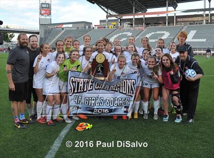 Thumbnail 3 in Lewis-Palmer vs. Valor Christian (CHSAA 4A Final) photogallery.