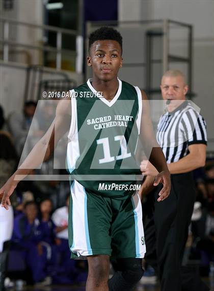 Thumbnail 2 in Sacred Heart Cathedral Preparatory vs. Burbank (St. Hope Elite Classic) photogallery.