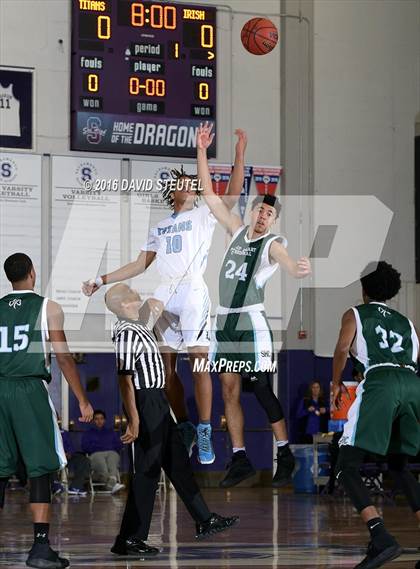 Thumbnail 1 in Sacred Heart Cathedral Preparatory vs. Burbank (St. Hope Elite Classic) photogallery.