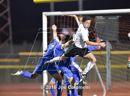 Thumbnail 2 in Reagan [Ronald] vs MacArthur [Douglas] (Blossom Athletic Center) photogallery.