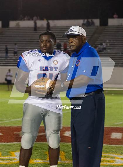 Thumbnail 2 in NCCA East vs West All Stars Football Game  photogallery.