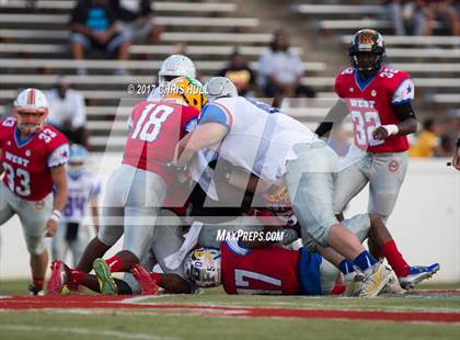 Thumbnail 3 in NCCA East vs West All Stars Football Game  photogallery.