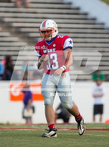 Thumbnail 1 in NCCA East vs West All Stars Football Game  photogallery.