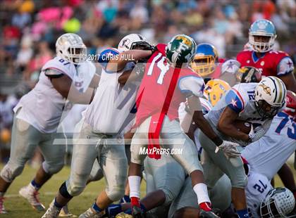 Thumbnail 1 in NCCA East vs West All Stars Football Game  photogallery.
