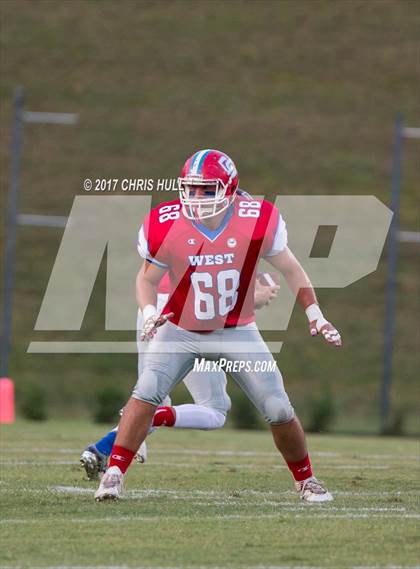 Thumbnail 3 in NCCA East vs West All Stars Football Game  photogallery.
