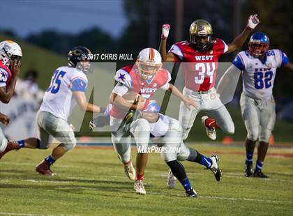 Thumbnail 3 in NCCA East vs West All Stars Football Game  photogallery.