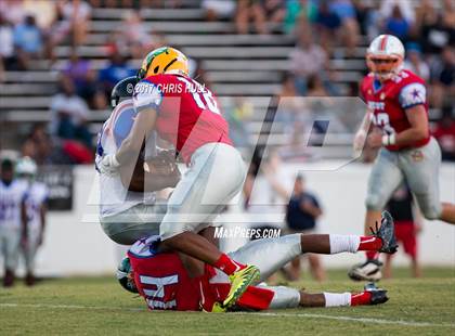 Thumbnail 1 in NCCA East vs West All Stars Football Game  photogallery.
