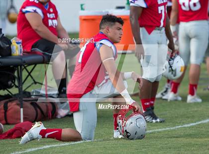 Thumbnail 1 in NCCA East vs West All Stars Football Game  photogallery.