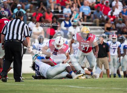 Thumbnail 2 in NCCA East vs West All Stars Football Game  photogallery.