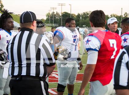 Thumbnail 2 in NCCA East vs West All Stars Football Game  photogallery.