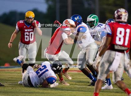 Thumbnail 2 in NCCA East vs West All Stars Football Game  photogallery.