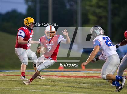 Thumbnail 3 in NCCA East vs West All Stars Football Game  photogallery.
