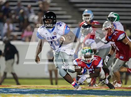 Thumbnail 2 in NCCA East vs West All Stars Football Game  photogallery.