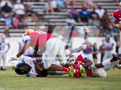 Thumbnail 2 in NCCA East vs West All Stars Football Game  photogallery.