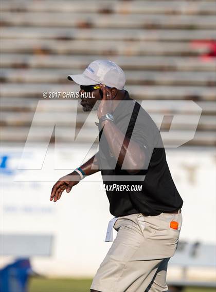 Thumbnail 1 in NCCA East vs West All Stars Football Game  photogallery.