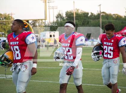 Thumbnail 2 in NCCA East vs West All Stars Football Game  photogallery.