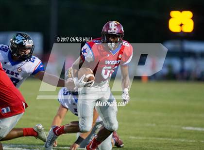 Thumbnail 2 in NCCA East vs West All Stars Football Game  photogallery.