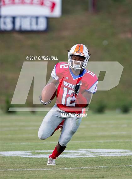 Thumbnail 2 in NCCA East vs West All Stars Football Game  photogallery.