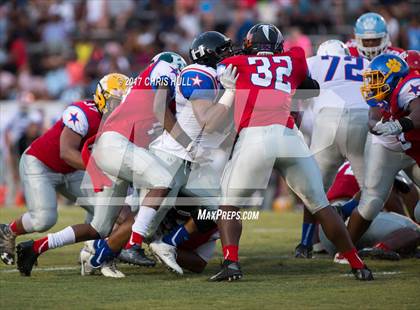 Thumbnail 1 in NCCA East vs West All Stars Football Game  photogallery.