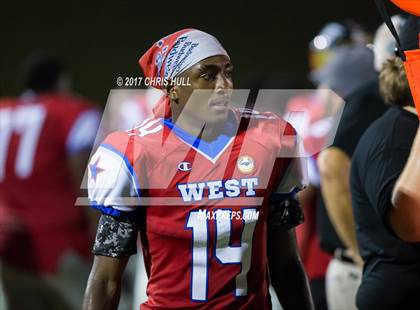 Thumbnail 2 in NCCA East vs West All Stars Football Game  photogallery.