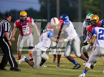 Thumbnail 1 in NCCA East vs West All Stars Football Game  photogallery.