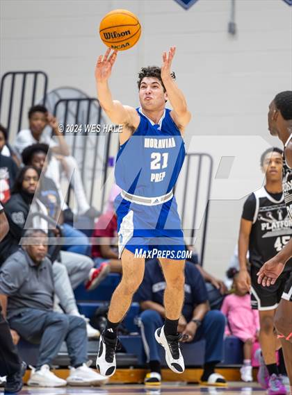 Thumbnail 3 in Moravian Prep vs Platform Select (Mid-South Basketball Classic) photogallery.