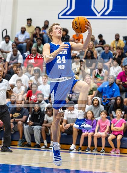 Thumbnail 1 in Moravian Prep vs Platform Select (Mid-South Basketball Classic) photogallery.