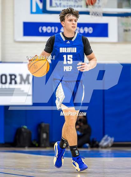 Thumbnail 2 in Moravian Prep vs Platform Select (Mid-South Basketball Classic) photogallery.