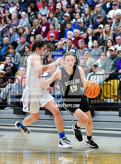 Thumbnail 1 in Melbourne vs. Bigelow (AAA 2A State Playoff Second Round) photogallery.