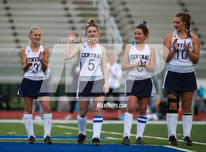 Thumbnail 3 in Line Mountain vs Central Columbia (PIAA District IV Class A First Round) photogallery.