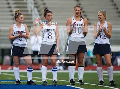 Thumbnail 2 in Line Mountain vs Central Columbia (PIAA District IV Class A First Round) photogallery.