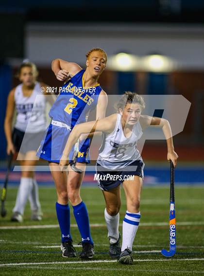 Thumbnail 3 in Line Mountain vs Central Columbia (PIAA District IV Class A First Round) photogallery.