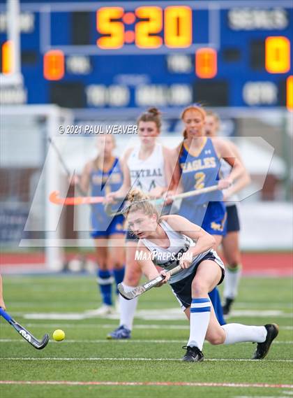 Thumbnail 3 in Line Mountain vs Central Columbia (PIAA District IV Class A First Round) photogallery.