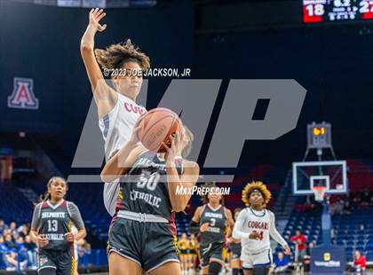 Thumbnail 2 in Salpointe Catholic @ Sahuaro (MLK Basketball Classic) photogallery.