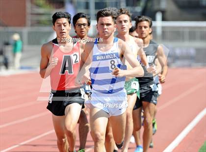 Thumbnail 3 in CIF SS Track & Field Masters Meet (Boys 3200 Meter Run) photogallery.