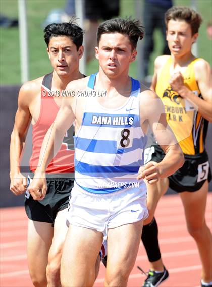 Thumbnail 1 in CIF SS Track & Field Masters Meet (Boys 3200 Meter Run) photogallery.
