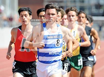 Thumbnail 1 in CIF SS Track & Field Masters Meet (Boys 3200 Meter Run) photogallery.