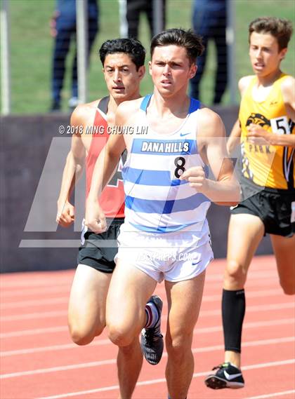 Thumbnail 3 in CIF SS Track & Field Masters Meet (Boys 3200 Meter Run) photogallery.