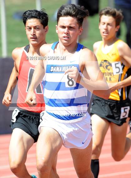 Thumbnail 2 in CIF SS Track & Field Masters Meet (Boys 3200 Meter Run) photogallery.