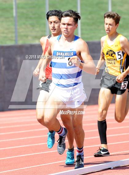 Thumbnail 2 in CIF SS Track & Field Masters Meet (Boys 3200 Meter Run) photogallery.