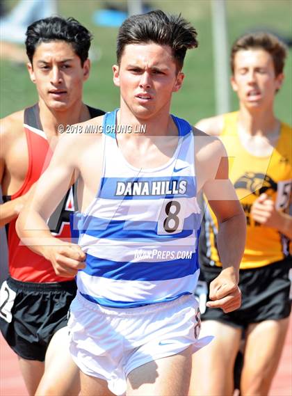 Thumbnail 1 in CIF SS Track & Field Masters Meet (Boys 3200 Meter Run) photogallery.
