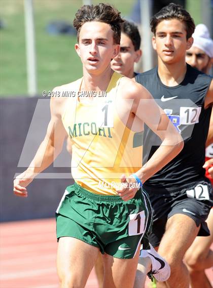 Thumbnail 2 in CIF SS Track & Field Masters Meet (Boys 3200 Meter Run) photogallery.
