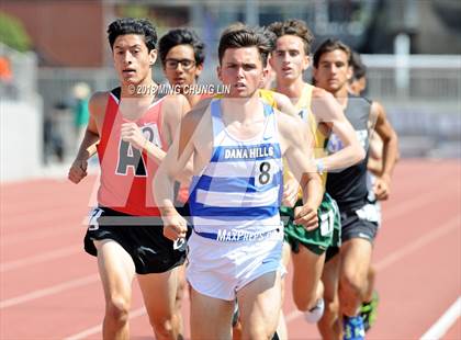 Thumbnail 1 in CIF SS Track & Field Masters Meet (Boys 3200 Meter Run) photogallery.