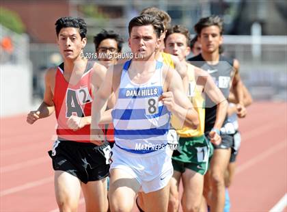 Thumbnail 2 in CIF SS Track & Field Masters Meet (Boys 3200 Meter Run) photogallery.